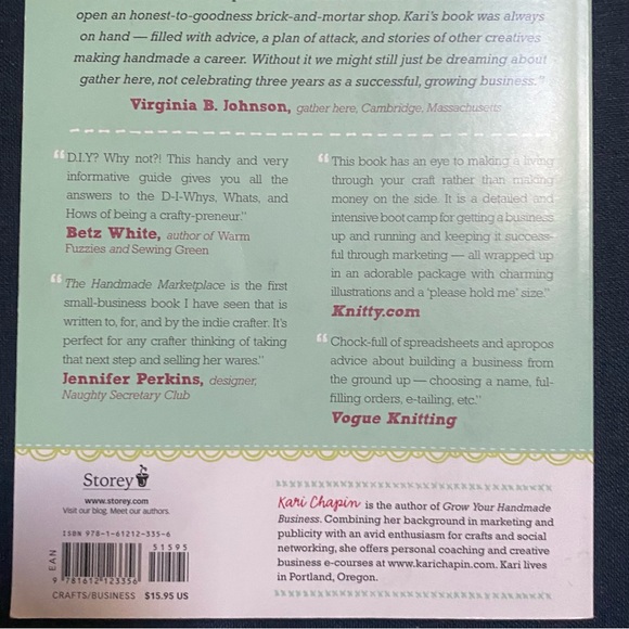 The Handmade Marketplace - 2nd Edition by Kari Chapin (Paperback) - Picture 2 of 2